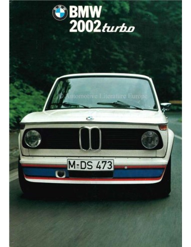1974 BMW 2002 TURBO BROCHURE NEDERLANDS