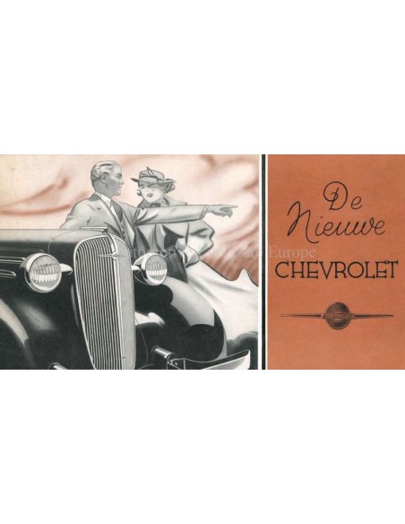 1936 CHEVROLET PROGRAMM PROSPEKT NIEDERLANDISCH