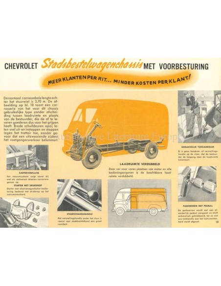 1948 CHEVROLET TRUCKS PROGRAMM PROSPEKT NIEDERLANDISCH
