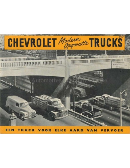 1948 CHEVROLET TRUCKS PROGRAMMA BROCHURE NEDERLANDS