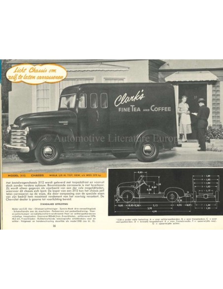 1948 CHEVROLET TRUCKS RANGE BROCHURE DUTCH
