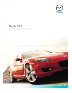 2003 MAZDA RX-8 BROCHURE DUTCH
