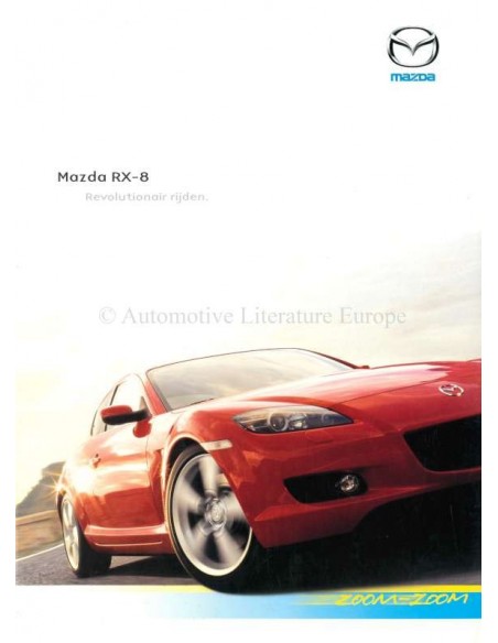 2003 MAZDA RX-8 PROSPEKT NIEDERLÄNDISCH