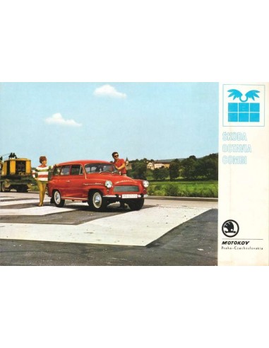 1968 SKODA OCTAVIA COMBI BROCHURE DUITS