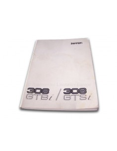 1980 FERRARI 308 GTBi GTSi INSTRUCTIEBOEKJE