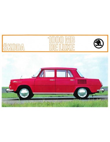 1969 SKODA 1000 MB PROSPEKT NIEDERLÄNDISCH