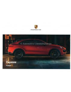 2020 PORSCHE CAYENNE COUPE HARDCOVER BROCHURE NEDERLANDS 2