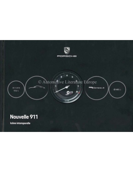 2019 PORSCHE 911 CARRERA S HARDCOVER BROCHURE DUITS