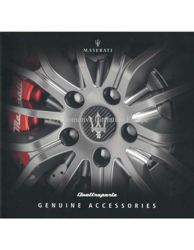 2017 MASERATI QUATTROPORTE GENUINE ACCESSOIRES BROCHURE ENGELS