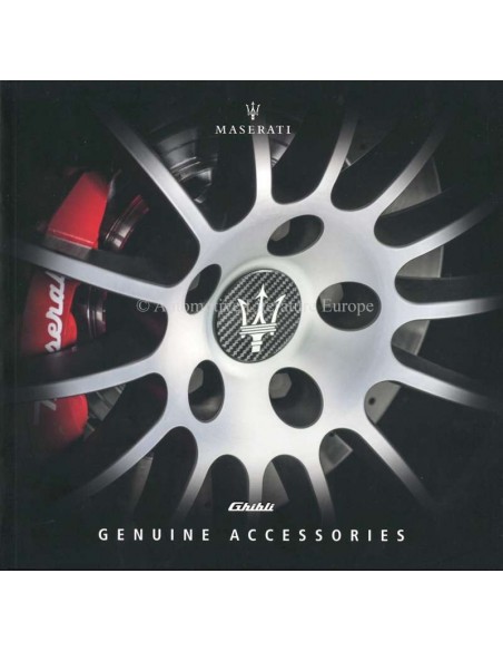 2019 MASERATI GHIBLI ACCESSORIES BROCHURE ENGLISH