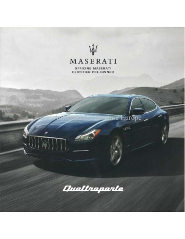 2019 MASERATI QUATTROPORTE CERTIFIED PRE-OWNED PROSPEKT ENGLISCH
