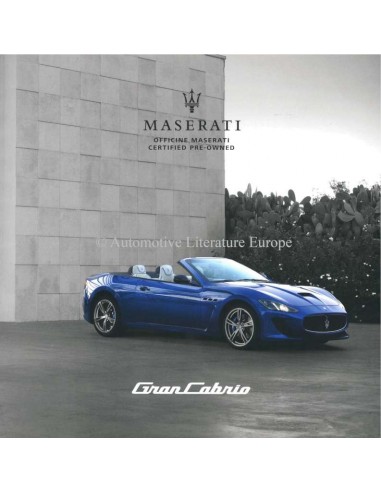 2019 MASERATI GRANCABRIOCERTIFIED PRE-OWNED BROCHURE ENGELS