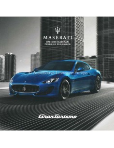 2019 MASERATI GRANTURISMO CERTIFIED PRE-OWNED BROCHURE ENGELS