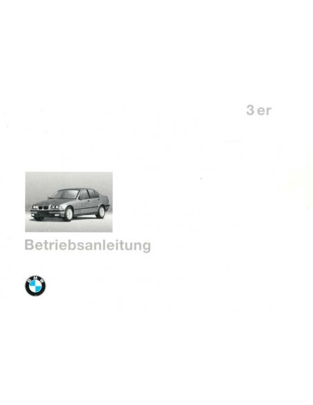 1995 BMW 3ER BETRIEBSANLEITUNG DEUTSCH