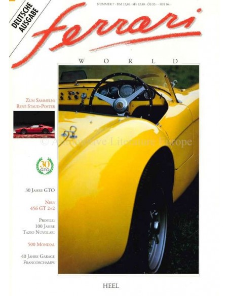 1992 FERRARI WORLD MAGAZIN 7 DEUTSCH