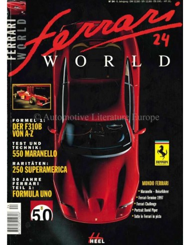 1997 FERRARI WORLD MAGAZINE 24 GERMAN