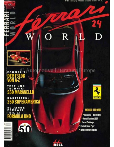 1997 FERRARI WORLD MAGAZINE 24 DUITS