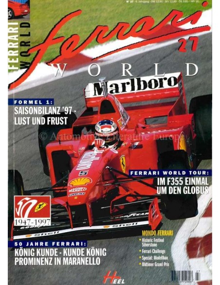 1997 FERRARI WORLD MAGAZIN 27 DEUTSCH