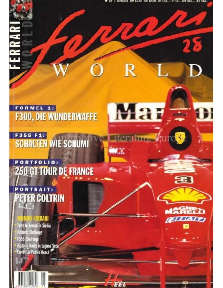 1998 FERRARI WORLD MAGAZINE 28 DUITS