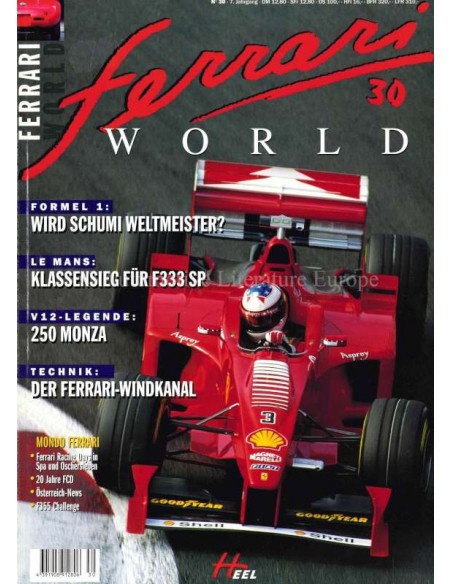 1998 FERRARI WORLD MAGAZIN 29 DEUTSCH
