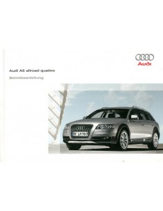 2008 AUDI A6 ALLROAD QUATTRO INSTRUCTIEBOEKJE DUITS