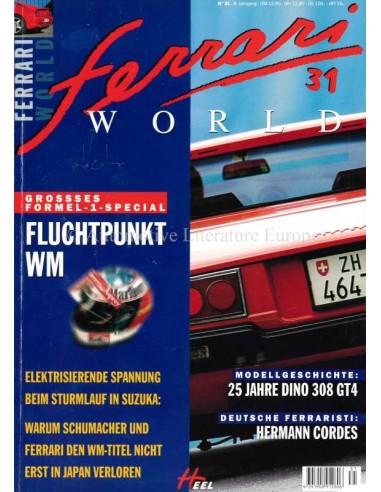 1998 FERRARI WORLD MAGAZINE 31 GERMAN