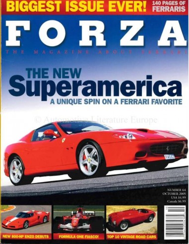 2005 FERRARI FORZA MAGAZIN 64 ENGLISCH