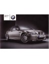 2003 BMW M3 CSL INSTRUCTIEBOEKJE BIJLAGE ENGELS