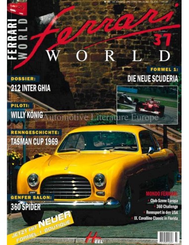2000 FERRARI WORLD MAGAZINE 37 DUITS