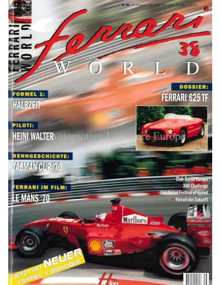 2000 FERRARI WORLD MAGAZINE 38 GERMAN