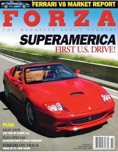 2006 FERRARI FORZA MAGAZINE 73 ENGLISH