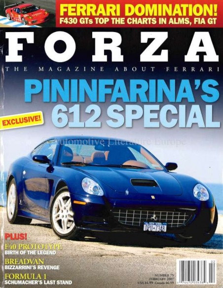2007 FERRARI FORZA MAGAZINE 75 ENGELS