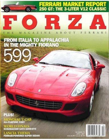 2007 FERRARI FORZA MAGAZINE 76 ENGELS
