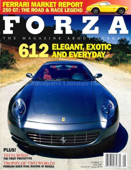 2007 FERRARI FORZA MAGAZINE 77 ENGELS