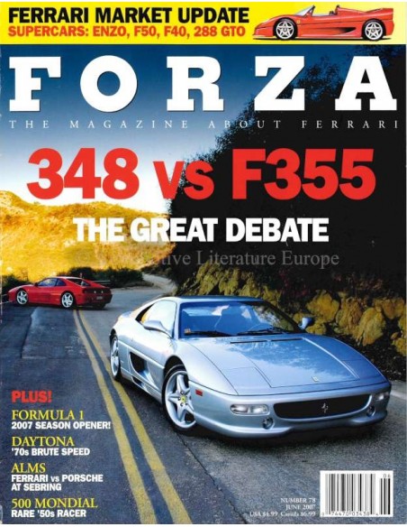 2007 FERRARI FORZA MAGAZINE 78 ENGELS