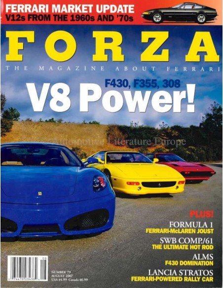 2007 FERRARI FORZA MAGAZINE 79 ENGELS