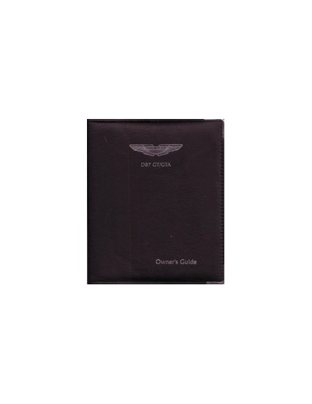 2003 ASTON MARTIN DB7 GT/GTA INSTRUCTIEBOEKJE DUITS