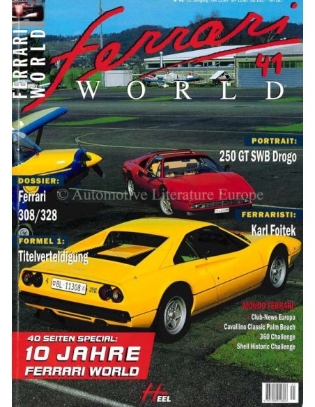 2001 FERRARI WORLD MAGAZINE 41 GERMAN