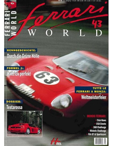 2001 FERRARI WORLD MAGAZINE 43 DUITS