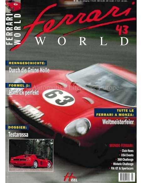 2001 FERRARI WORLD MAGAZINE 43 DUITS