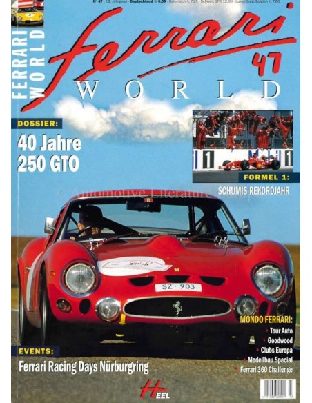 2002 FERRARI WORLD MAGAZINE 47 GERMAN