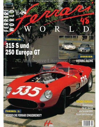 2003 FERRARI WORLD MAGAZINE 48 GERMAN