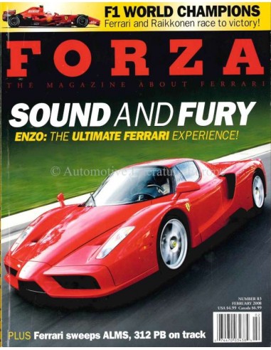 2008 FERRARI FORZA MAGAZINE 83 ENGLISH
