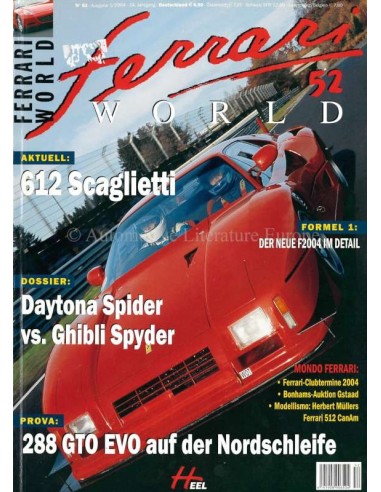 2004 FERRARI WORLD MAGAZIN 52 DEUTSCH