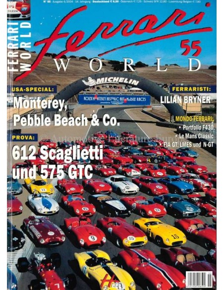 2004 FERRARI WORLD MAGAZINE 54 DUITS
