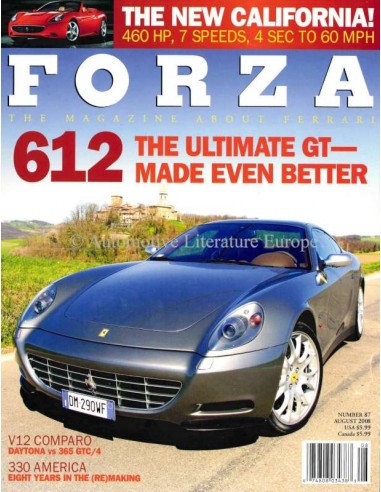 2008 FERRARI FORZA MAGAZIN 87 ENGLISCH
