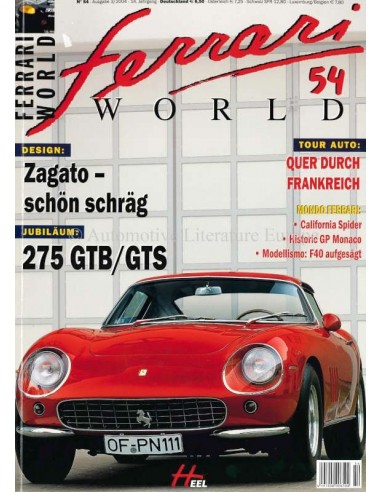 2004 FERRARI WORLD MAGAZINE 54 GERMAN