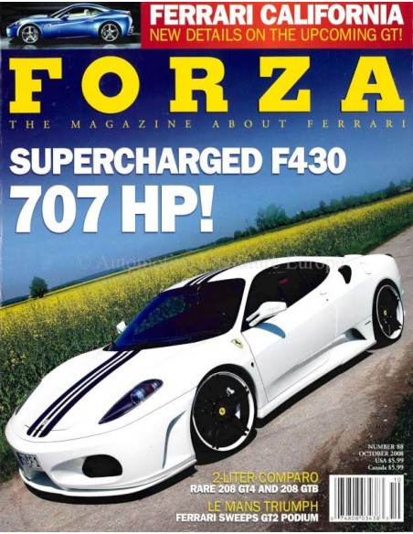 2008 FERRARI FORZA MAGAZIN 88 ENGLISCH