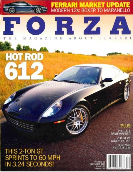 2008 FERRARI FORZA MAGAZINE 90 ENGLISH