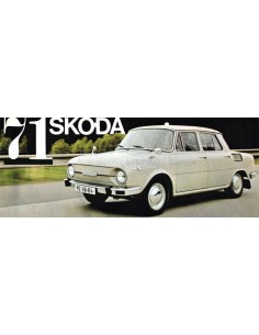 1971 SKODA 100 / 110 / 110R BROCHURE DUTCH
